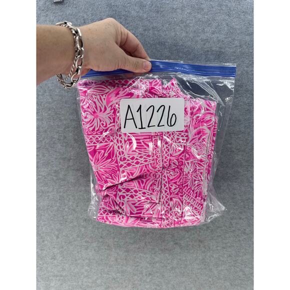 Lilly Pulitzer Colette Womens 8 Knit Skort New Blooms on the Block Pink Preppy - Picture 9 of 9